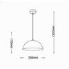 Lampadario A Sospensione Soffitto E27 Paralume Cupola In Ferro Elegante Ip20 B92