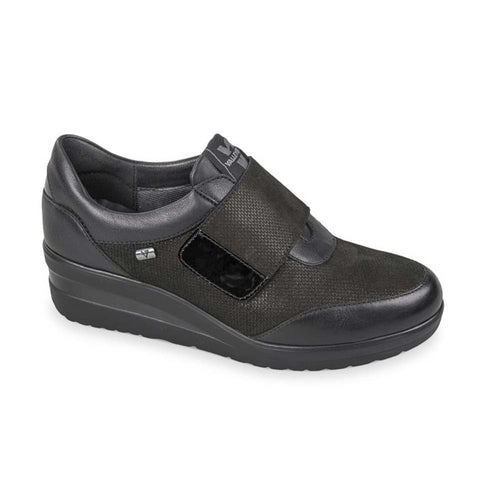 VALLEVERDE Scarpa donna con strappo nero 36210