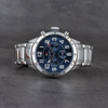 Tommy Hilfiger Orologio Analogico Multifunzione al Quarzo da Uomo con Cinturino in Acciaio Inossidabile Argentato - 1791053 Tommy Hilfiger