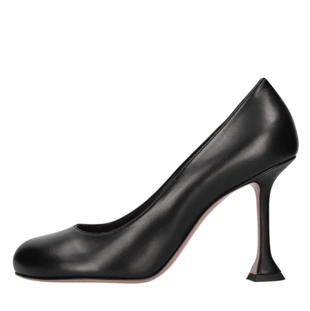 Amina Muaddi Scarpe con Tacco Nero da donna