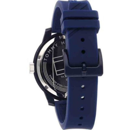 Tommy Hilfiger Orologio Analogico al Quarzo da Uomo con Cinturino in Silicone Blu - 1791482