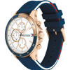 Tommy Hilfiger Orologio Analogico Multifunzione al Quarzo da Uomo con Cinturino in Silicone Blu - 1791778 Tommy Hilfiger