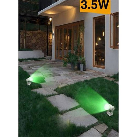 Faretto Led Cob Esterno 3,5 W Staffa Orientabile Varie Tonalita' Luce Es38b Ip65