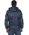 Rio - Piumino Uomo Blu in vera pelle