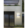 APPLIQUE 16W UP&DOWN LAMPADA MURO BIANCO ESTERNO IP65 LUCE 3000K 6500K 4000K ES68