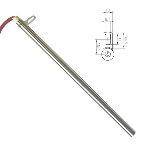 Resistenza accensione con flangia stufe a pellet 14701035