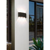 APPLIQUE 16 W UP&DOWN LAMPADA MURO NERO ESTERNO LUCE 6500K 4000K 3000K IP65 ES68