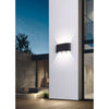 APPLIQUE 16 W UP&DOWN LAMPADA MURO NERO ESTERNO LUCE 6500K 4000K 3000K IP65 ES68