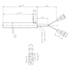 Resistenza accensione con flangia stufe a pellet 14701035