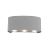 Applique 16w Up&down Lampada Muro Grigio Esterno Ip65 Luce 4000k 3000k 6500k Es68