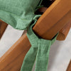 Cuscino Resinato con Pattina e Laccetti per sedia da giardino sfoderabile 40 cm Made in Italy