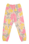 OBEY Pantalone Tuta Felpato Uomo Sustainable Tie Dye Sweatpant Yellow Multi da uomo