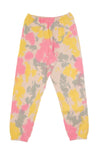OBEY Pantalone Tuta Felpato Uomo Sustainable Tie Dye Sweatpant Yellow Multi da uomo