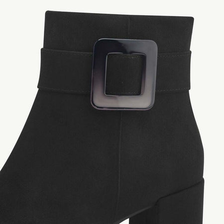 MARCO TOZZI Stivaletto donna in camoscio nero 2-25338-43-098