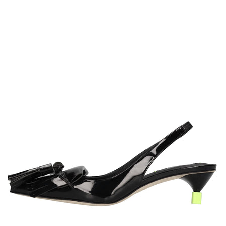 MSGM Scarpe con Tacco Nero da donna