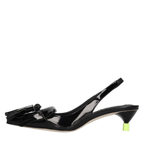 MSGM Scarpe con Tacco Nero da donna