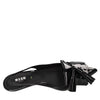 MSGM Scarpe con Tacco Nero da donna