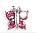 In848s2 farfall cristal rosa