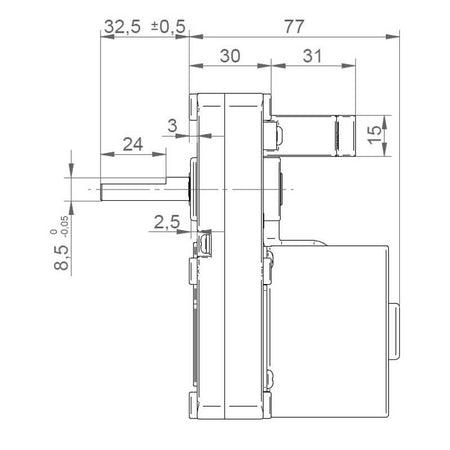 Motoriduttore sincrono IPC GMF220D801 stufe a pellet 14702150