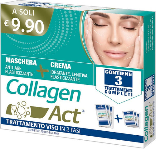 Collagen act tratt viso 2 fasi