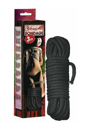 Corda Shibari Bondage Nero 3mt