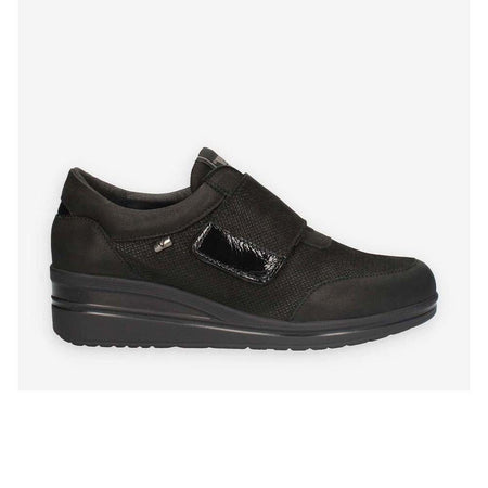 VALLEVERDE Scarpa donna con strappo nero 36210