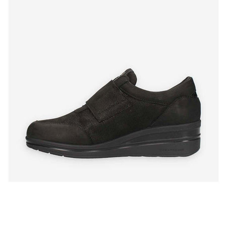 VALLEVERDE Scarpa donna con strappo nero 36210