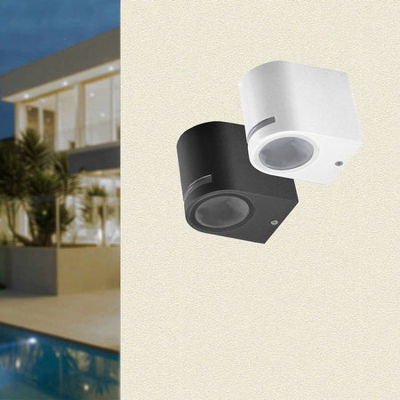 Applique Esterno Parete Facciate Giardino Lampada Muro Attacco Gu10 Ip54 Gn-wl061