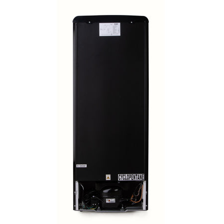 Frigorifero Combinato Retro Vintage Nero Domo DO91706R