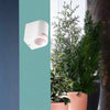 Applique Esterno Parete Facciate Giardino Lampada Muro Attacco Gu10 Ip54 Gn-wl061