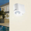 Applique Esterno Parete Facciate Giardino Lampada Muro Attacco Gu10 Ip54 Gn-wl061