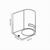 Applique Esterno Parete Facciate Giardino Lampada Muro Attacco Gu10 Ip54 Gn-wl061