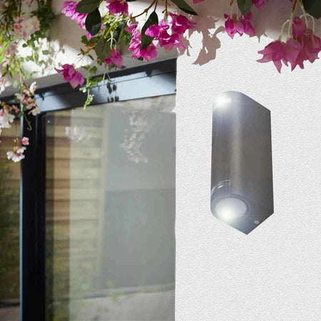 Applique Esterno Per Parete Facciate Giardino Lampada Up&down Gu10 Ip54 Gn-wl062