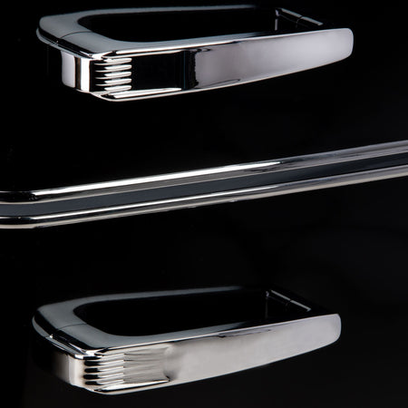 Frigorifero Combinato Retro Vintage Nero Domo DO91706R