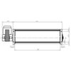 Ventola tangenziale FERGAS 4B30426 stufe a pellet 14706057