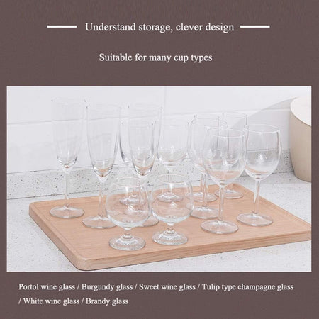 Portabicchieri Da Vino Sotto Mobiletto Supporto Porta Calici Metallo Doppia Fila