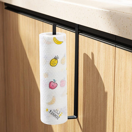 Portarotolo 27cm Sottopensile Senza Forare Per Cucina Bagno Porta Asciugamano