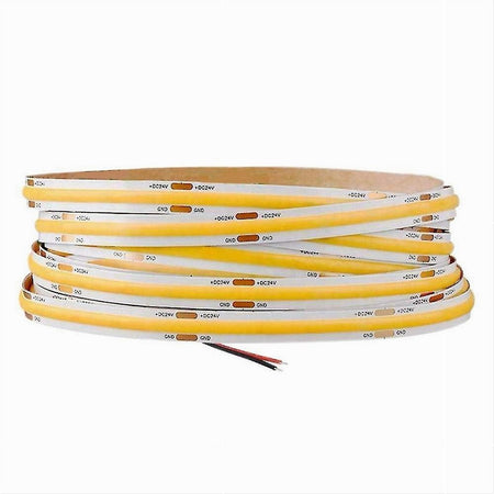 Striscia Led Cob Strip Bobina 50mt 24volt Led Smd Luce 4000k 6500k 3000k Cob-50m