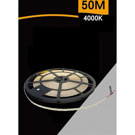 Striscia Led Smd 2835 Bobina Da 50mt 24v Ip20 Luce 3000k 6500k 4000k 50m-24v-240
