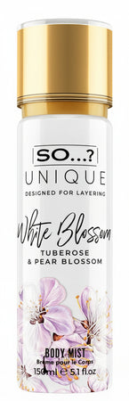 So unique white blossom mist