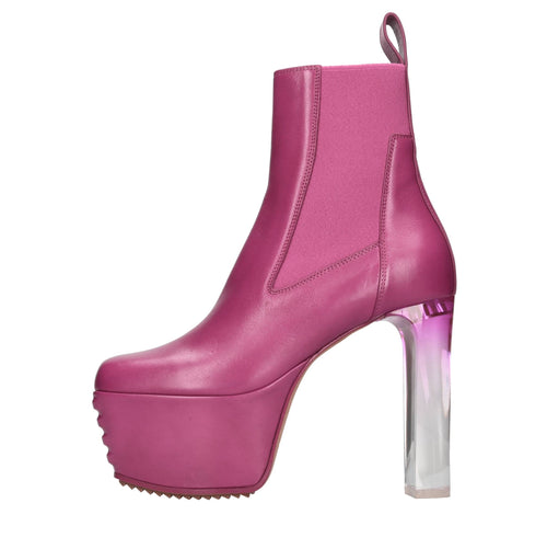 Rick Owens Stivali Fucsia da donna