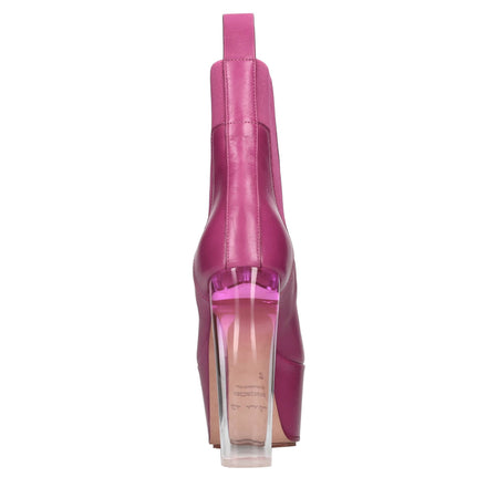 Rick Owens Stivali Fucsia da donna