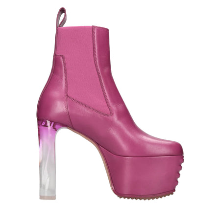Rick Owens Stivali Fucsia da donna