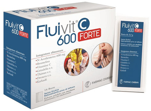 Fluivit c 600 forte 14bust