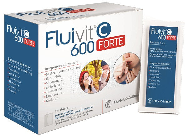 Fluivit c 600 forte 14bust
