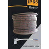 Striscia Led 3535 220v 12w/mt 120led/mt 100 Mt 8mm Vari Colori Di Luce 3535-120d