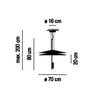 Vibia Flamingo 1510 Lampada a sospensione
