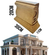 €17,99pz-***-STOCK-***-Fregio-capitello-cimasa-per-esterno-in-xps-resinati-30x20x11cm-PDB06