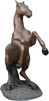 Biscottini Cavallo in fusione di bronzo L125xPR62xH154 cm Scultura dimensioni realizzazione