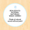 Lettino Montessori SCIVOLO bianco 143 x 75 cm